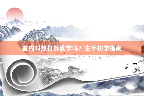 室内料想打算勤学吗？生手初学指南