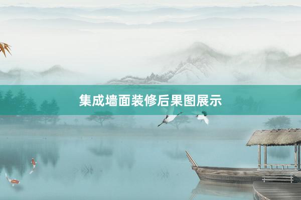 集成墙面装修后果图展示